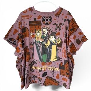Hocus Pocus Sanderson Sister T-Shirt Tee Women’s Size 3XL Short Sleeve Disney